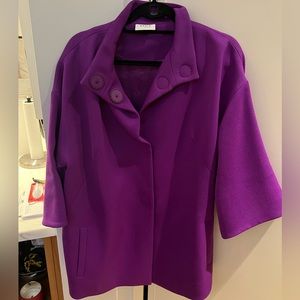 AKRIS purple blazer